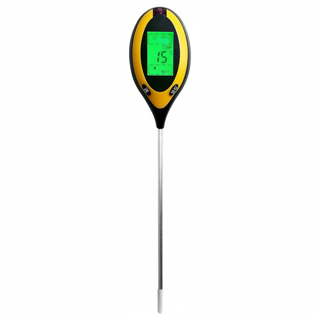 Soilmaster 4-In-1 Soil Analyzer — Moisture, pH, Temperature and Sunlight Readings
