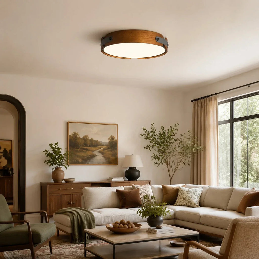 Plafonieră Walnut cu spectru complet | Souliia