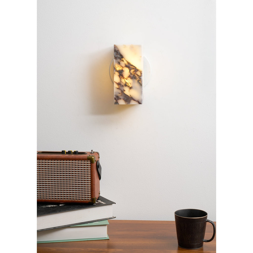 Square Marble Wall Lamp | Souliia