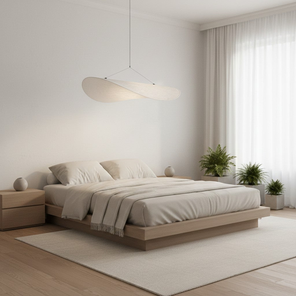 Tivelo Nordische minimalistische schwebende Pendelleuchte – Moderne Hängeleuchte für Wohn- und Essbereiche | Souliia