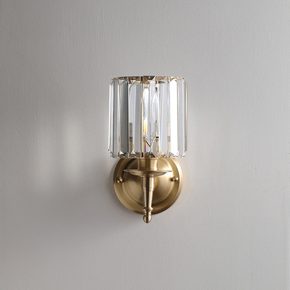 Lustrielle funkelnde Kristall-Wandlampe im Vintage-Stil – luxuriöse Wandleuchte für Flur & Esszimmer | Souliia