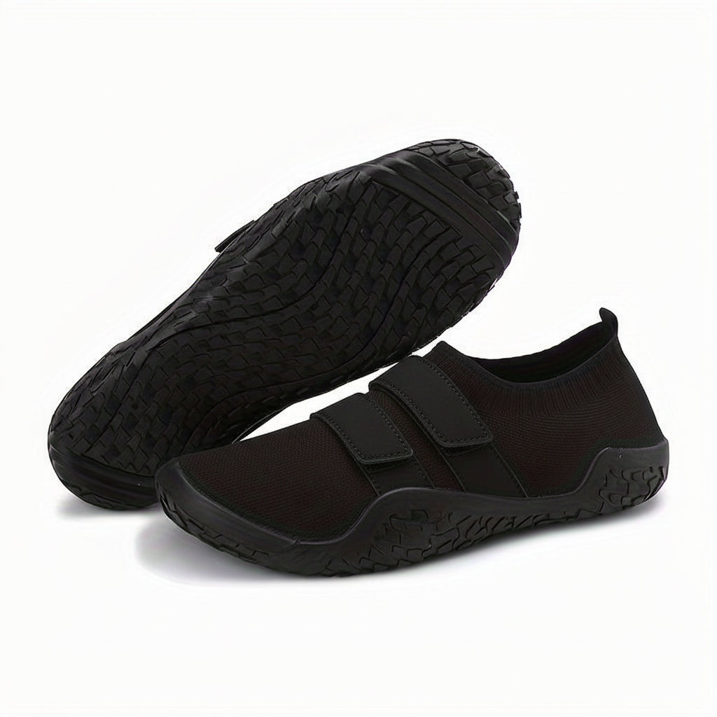 Ironstance Flat Sole Shoes — Breathable Fabric Upper, Balanced Platform