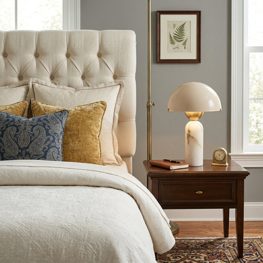 Peono Alabaster Table Lamp | Souliia
