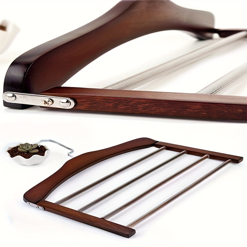 Set of 2 Multi-Layer Wooden Trouser Hangers - Souliia