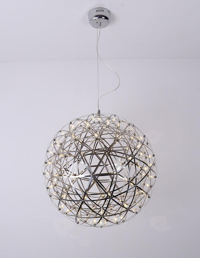 Silver Spark Ball Pendant Light | Souliia