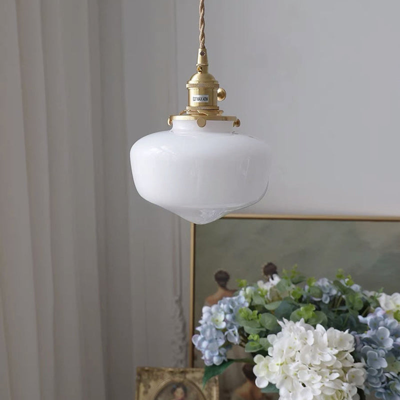 Radiant Lantern Retro Glass Pendant Light | Souliia