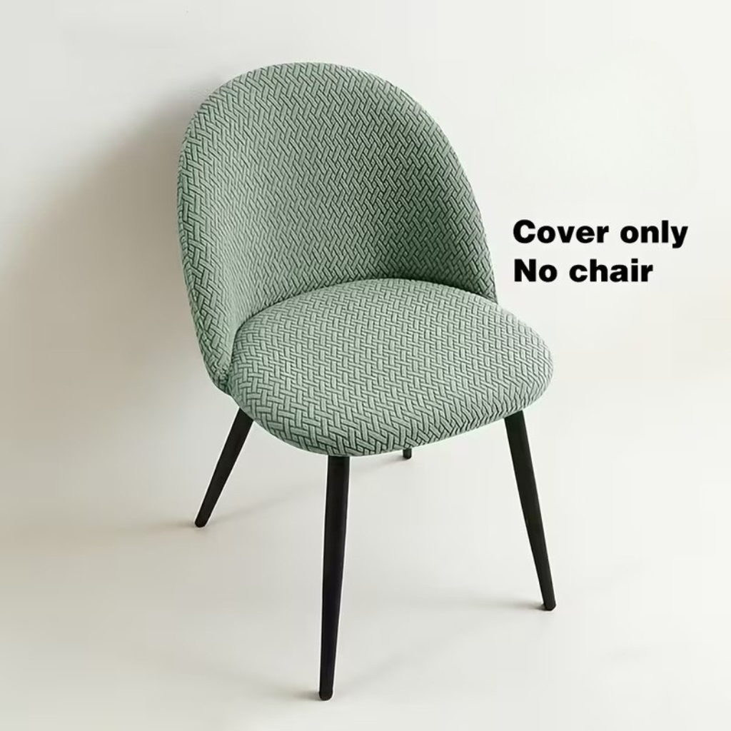 Flexora Modern Stretch Chair Covers — Elastic Hem, Fitted Design
