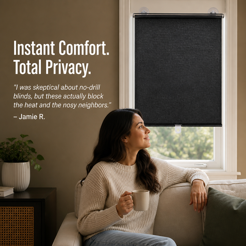 ShadeStream — Instantly Cool, Private Rooms Without a Single Drill - Souliia