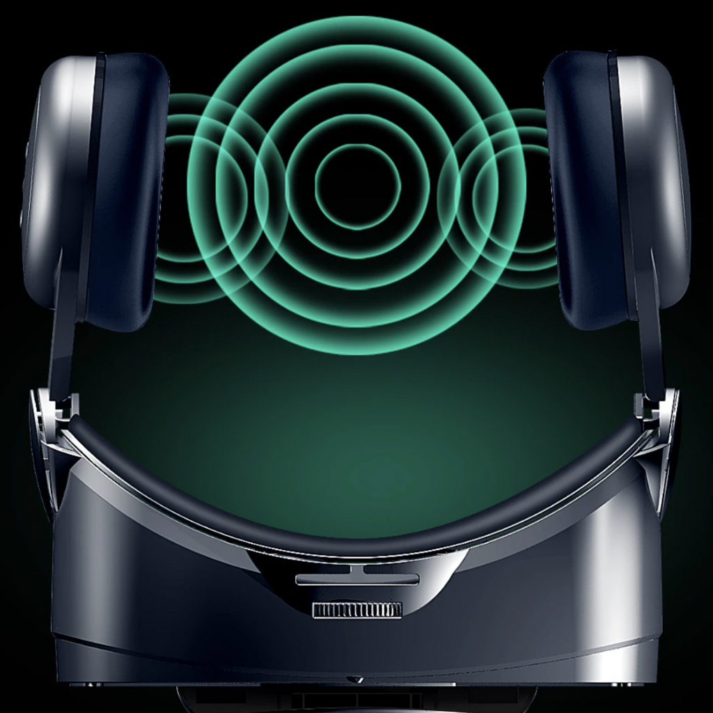 VR Headset with Built-in Headphones – Adjustable Lenses, Broad View & Universal Phone Support | Immersive 3D Experience for Smartphones - Souliia