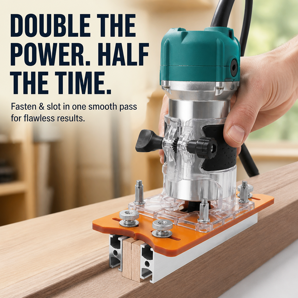 VersaCraft Duo — Double Your Woodworking Speed with Flawless Precision and Effortless Flow - Souliia