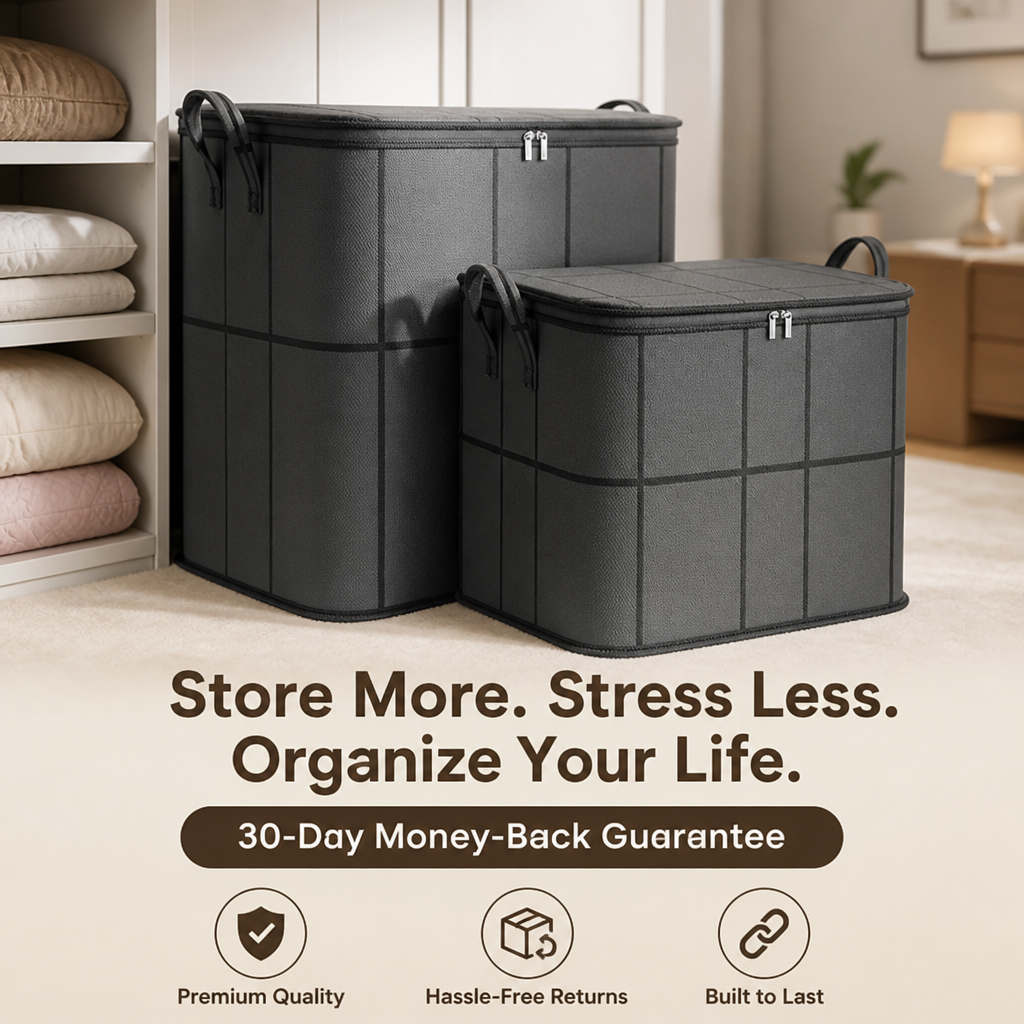VestaGuard — Take Back Your Closet with Effortless, Bulky Bedding Storage That Lasts - Souliia
