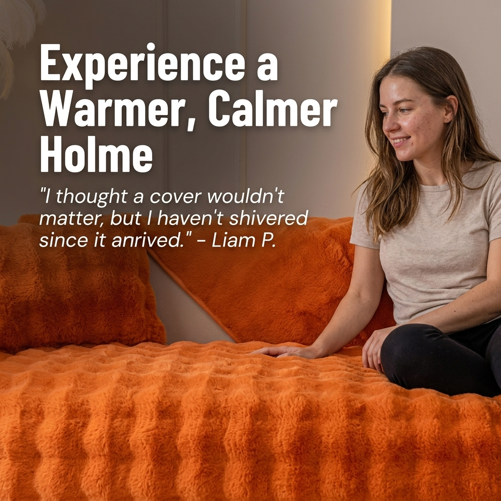 VelvEase Winter Covers — Turn Your Sofa into a Warm, Scratch-Free Haven All Season Long - Souliia