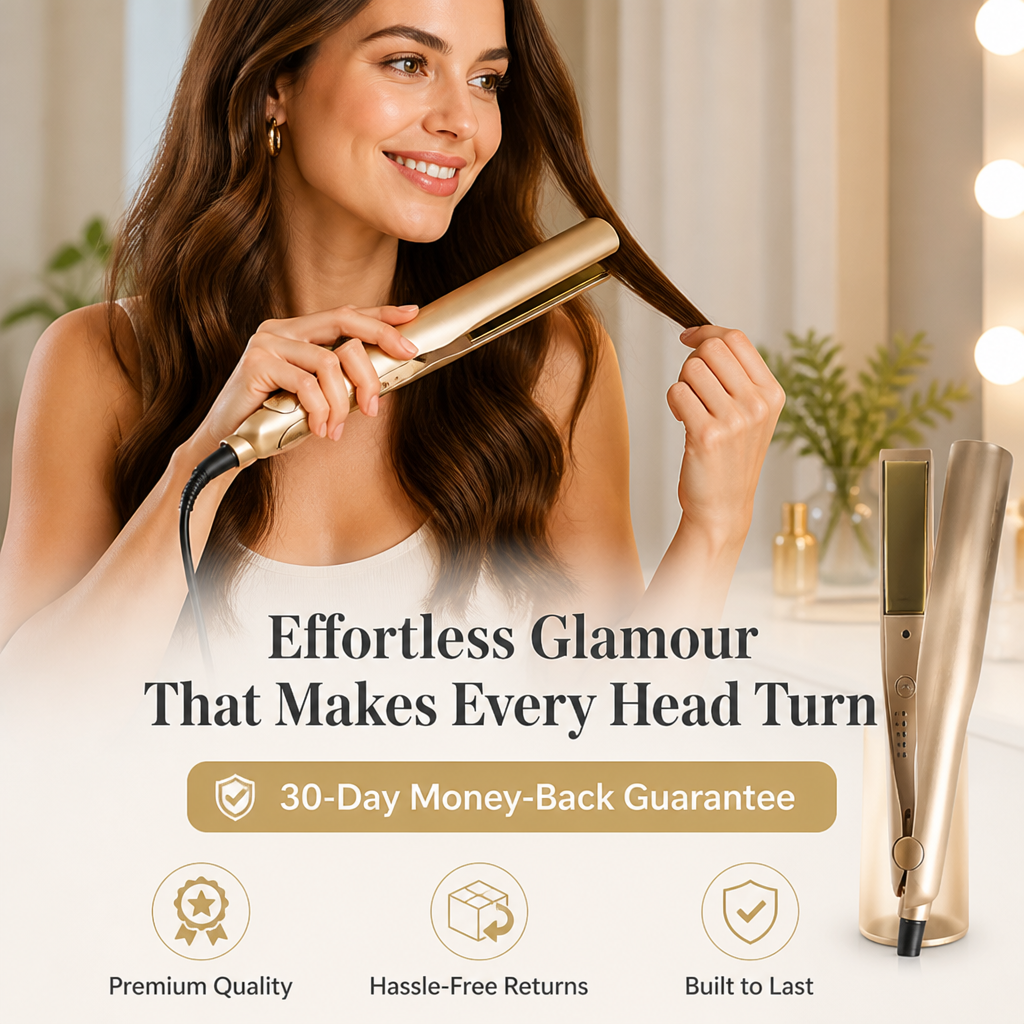 VeronaLuxe — Straighten, Curl & Shine With One Gold Wand in Minutes - Souliia
