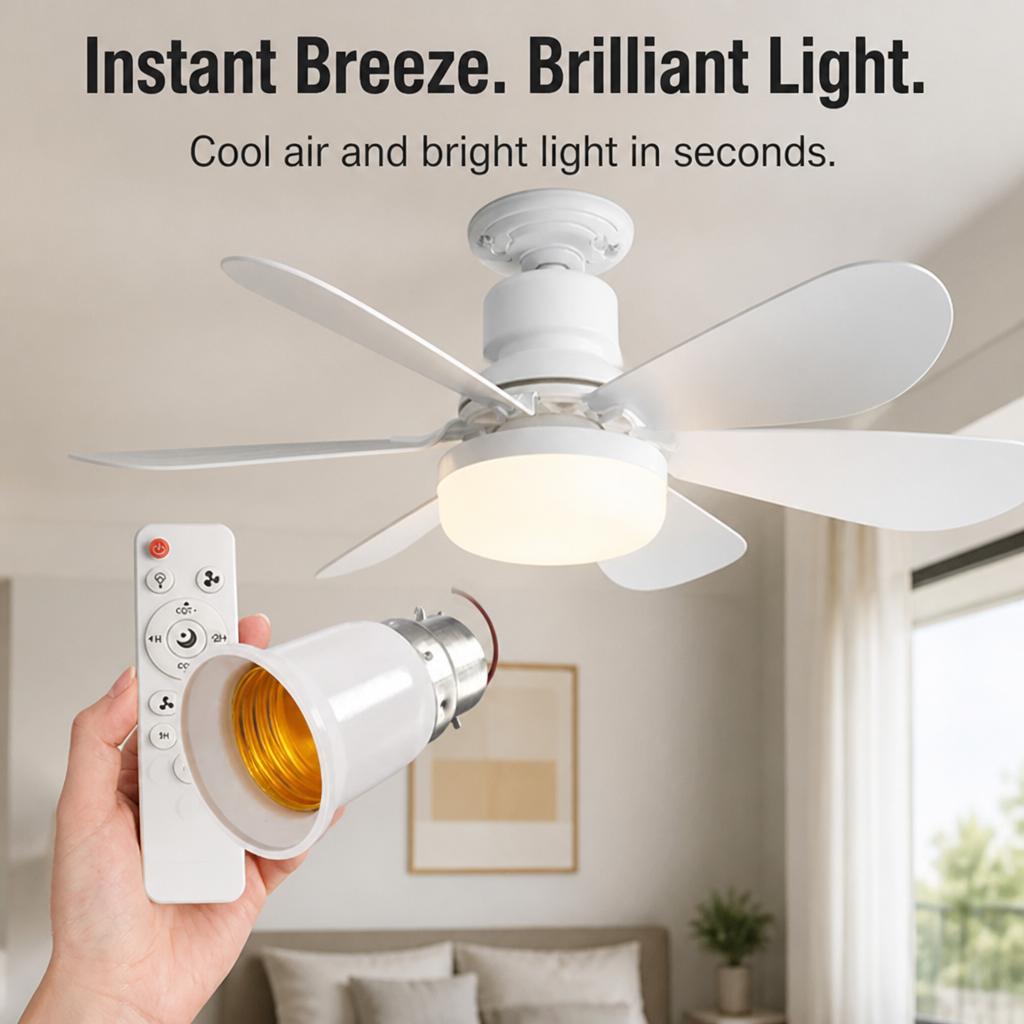VenturiBreeze — Instantly Command Cool Air and Brilliant Light Without the Hassle - Souliia
