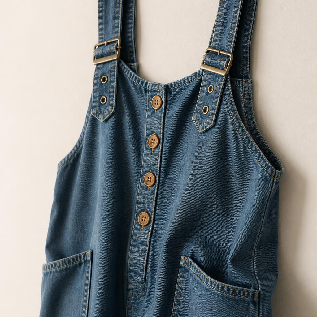 VelaSway Casual Denim Jumpsuit — Embrace All-Day Freedom with Flattering, Effortless Style - Souliia