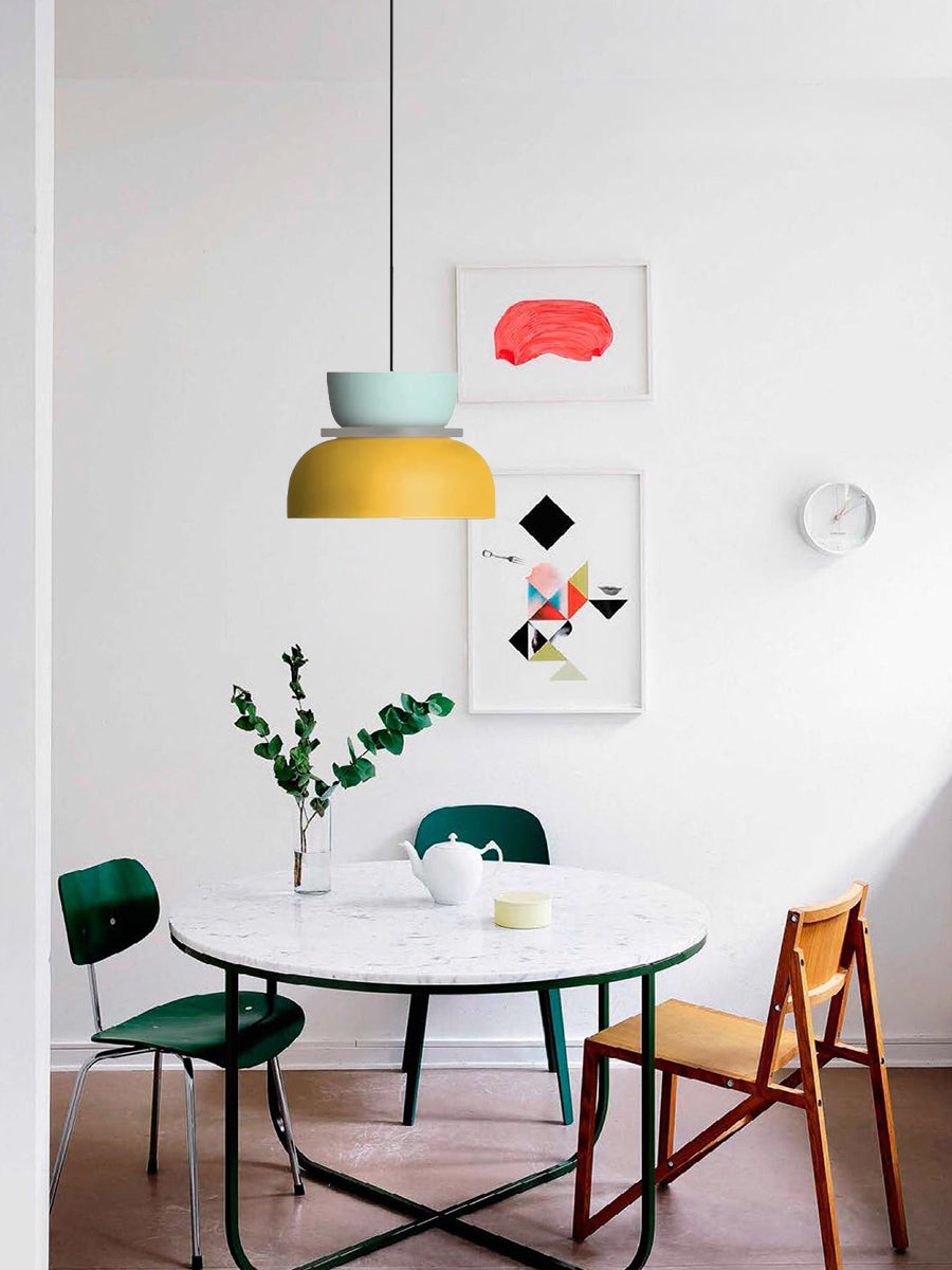 Macaron Acryl Bunte Schalenform Pendelleuchte | Souliia