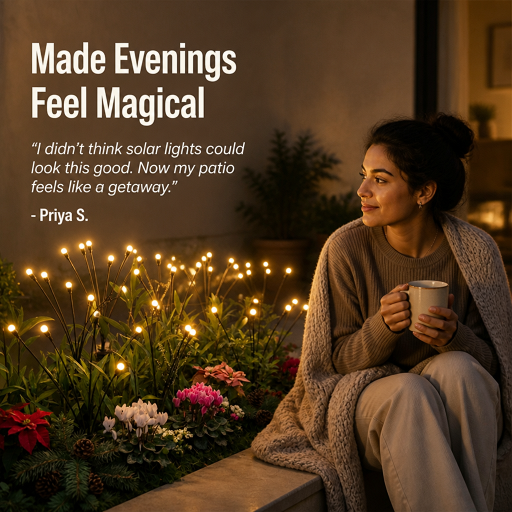 SereniBloom — Light Up Your Garden With a Soft, Swaying Firefly Glow - Souliia