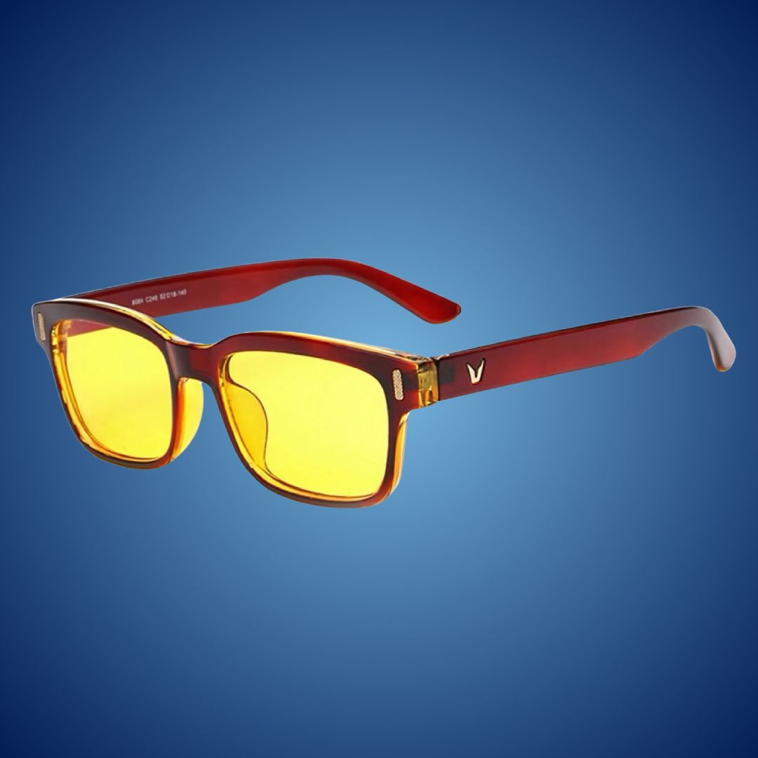 EyeShield Pro Blue Light Blocking Computer Glasses | With UV Protection - Reduces Eye Strain - Improves Sleep Quality - Relieves Eye Fatigue