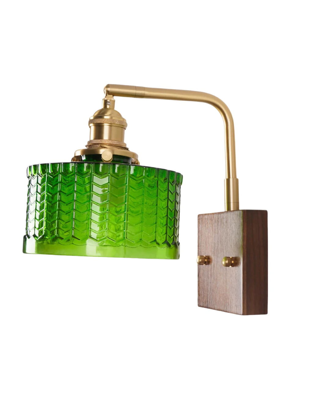 Ripple Glass Wall Sconce – Vintage Style Bedside Accent Light for Bedroom | Souliia