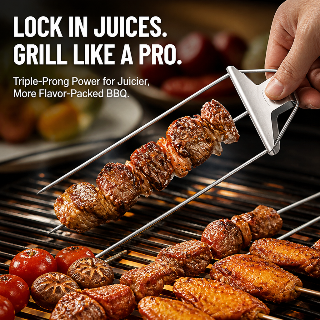 SearMight — Lock Food in Place, Slide It Off Clean, Grill Like a Pro - Souliia