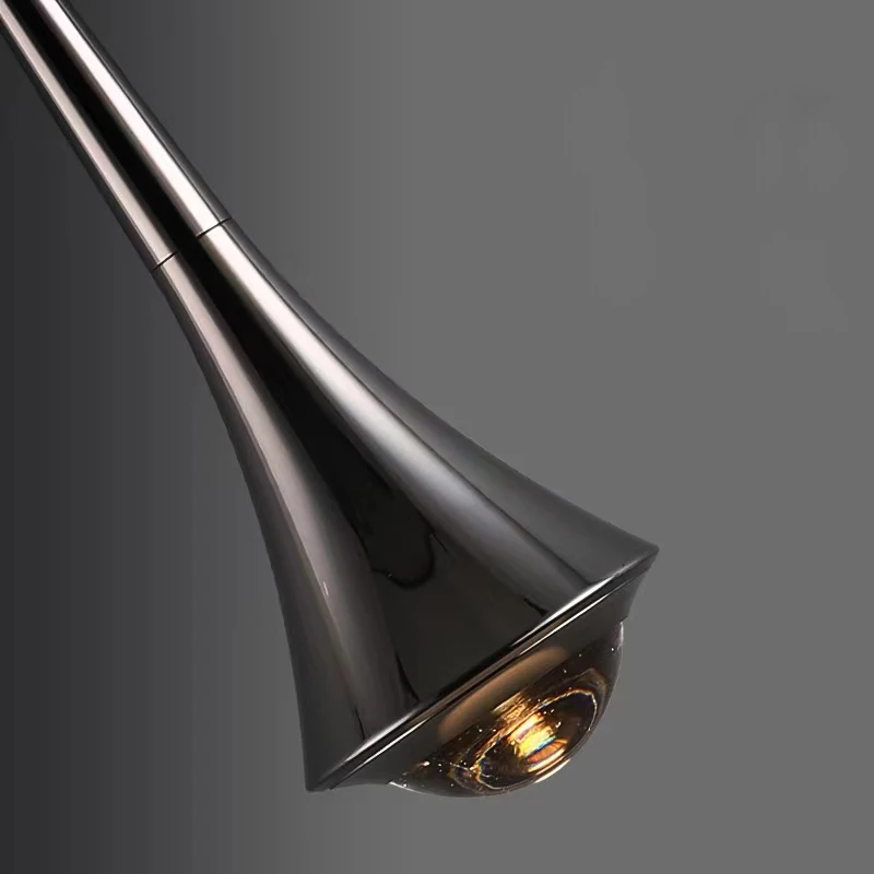 Lumenora LED Teardrop Pendant Light — Nordic Metal Ceiling Fixture