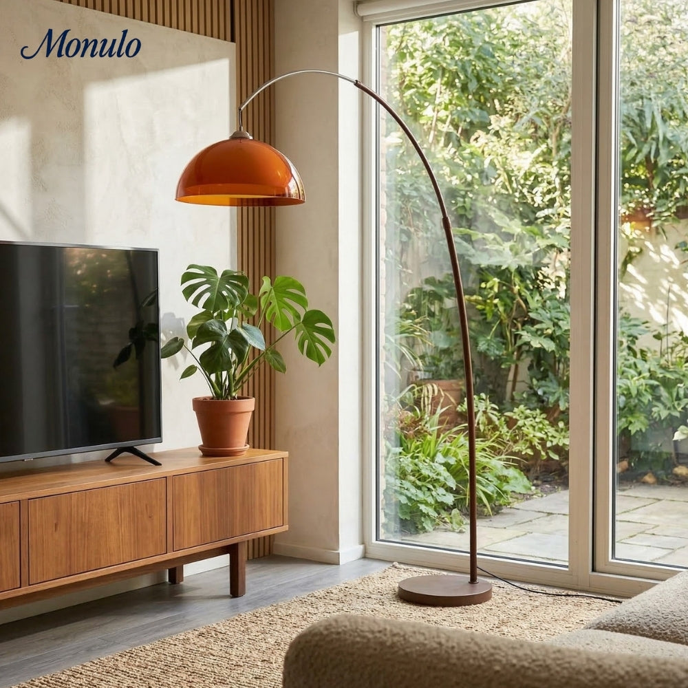 Sunset Afterglow Modern Clean Line Floor Lamp Minimalist Standing Light for Bedroom and Lounge | Souliia