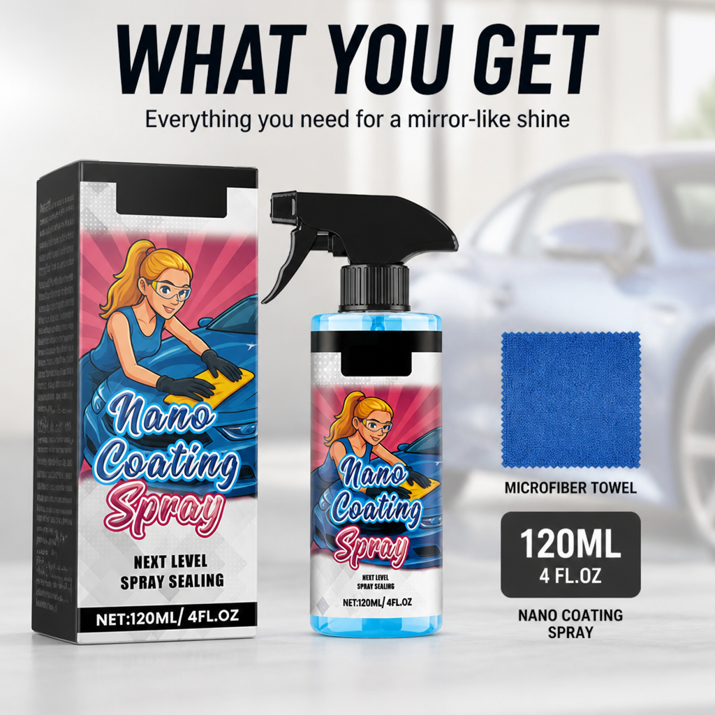 VividGlint — Spray On a Wet-Look Mirror Shine That Beads Water for Weeks - Souliia