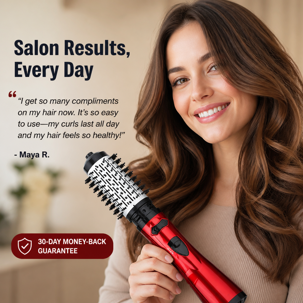 VivoLuxe — Curl, Dry & Add Volume in One Pass Without the Tangle - Souliia