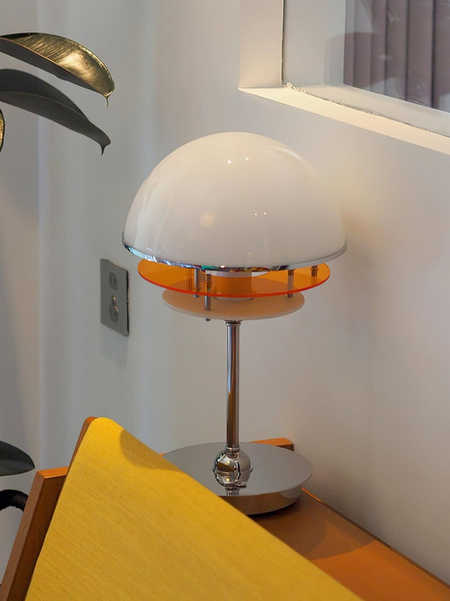 Sunset Bauhaus Vintage Stil Acryl Sonnenuntergang Tischlampe - AFTERGLOW S2 | Souliia
