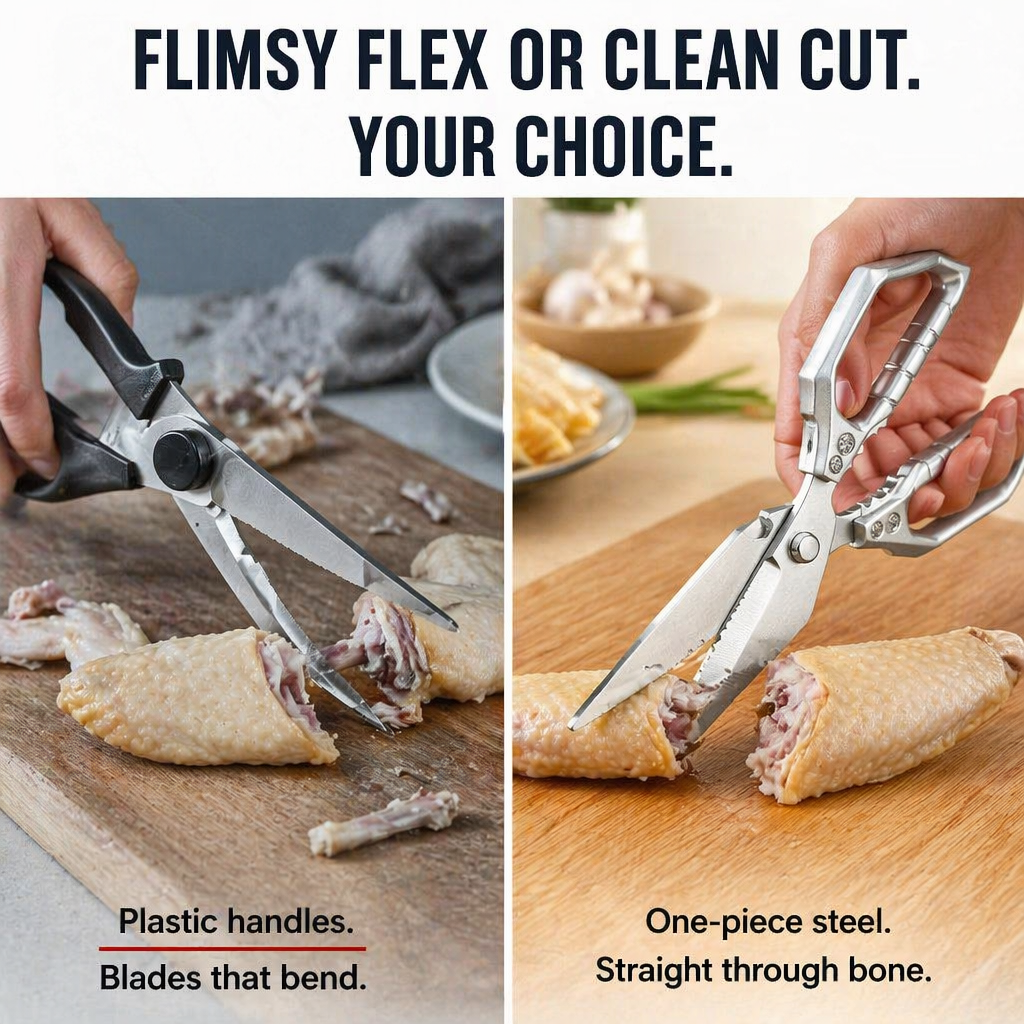 SharpEdgePro — Slice Through Chicken Bones, Shells & Herbs In One Snap - Souliia