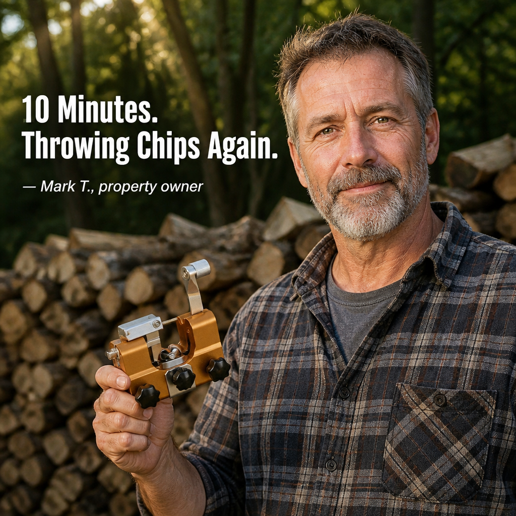 SharpEdgePro — Bring Any Dull Chainsaw Back to Razor-Sharp in Seconds - Souliia