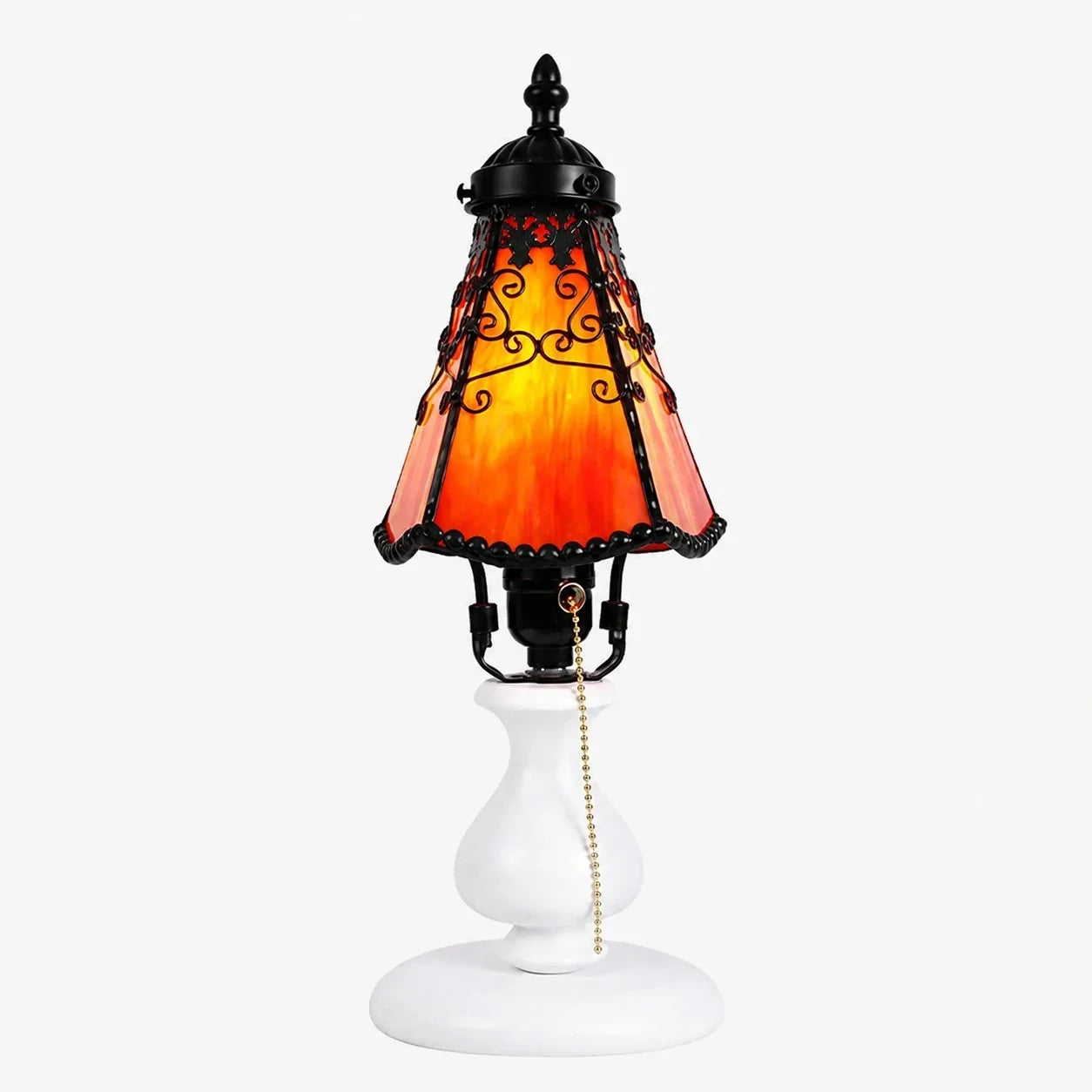 Tiffany-Stil Buntglas Tischleuchte | Souliia