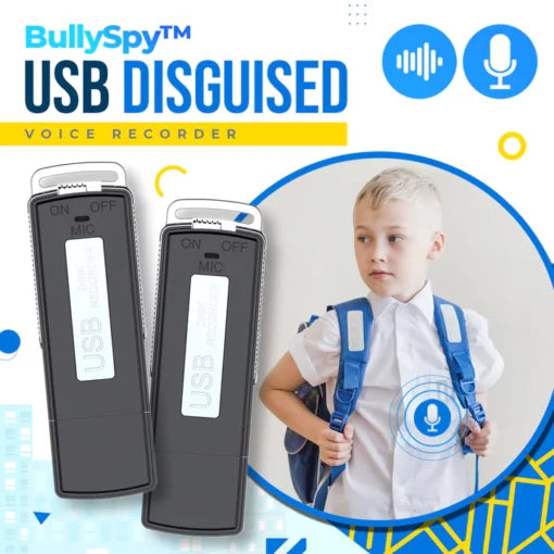 Voice Recorder | Hidden Design | Noise Cancellation | BullySpy - Souliia