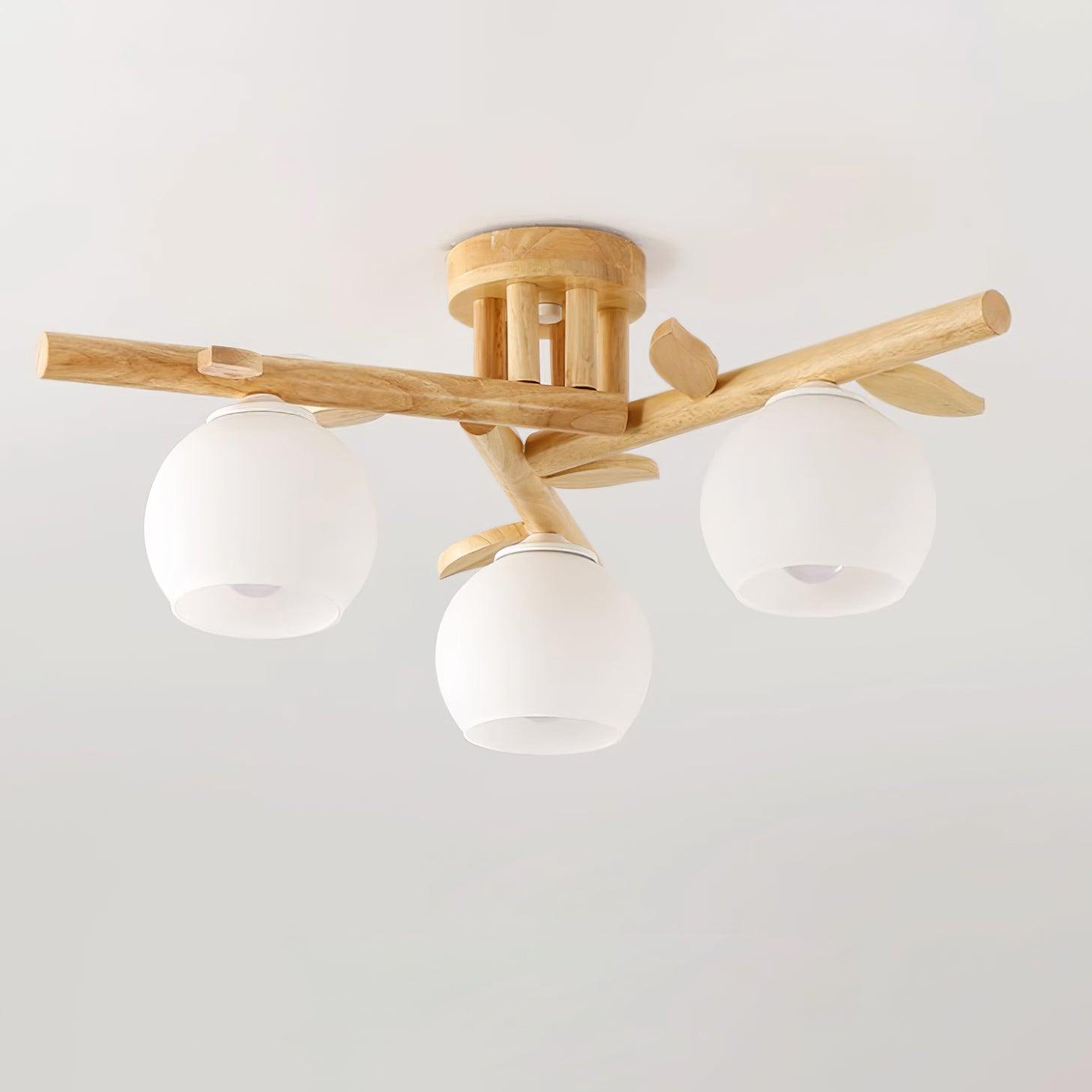 Tinsley Holz Deckenleuchte | Souliia