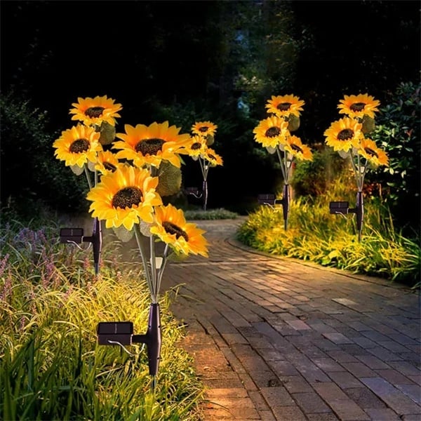 RamaraSun Girasoli solari — Illumina le tue notti con l'incanto del giardino, senza sforzo - Souliia
