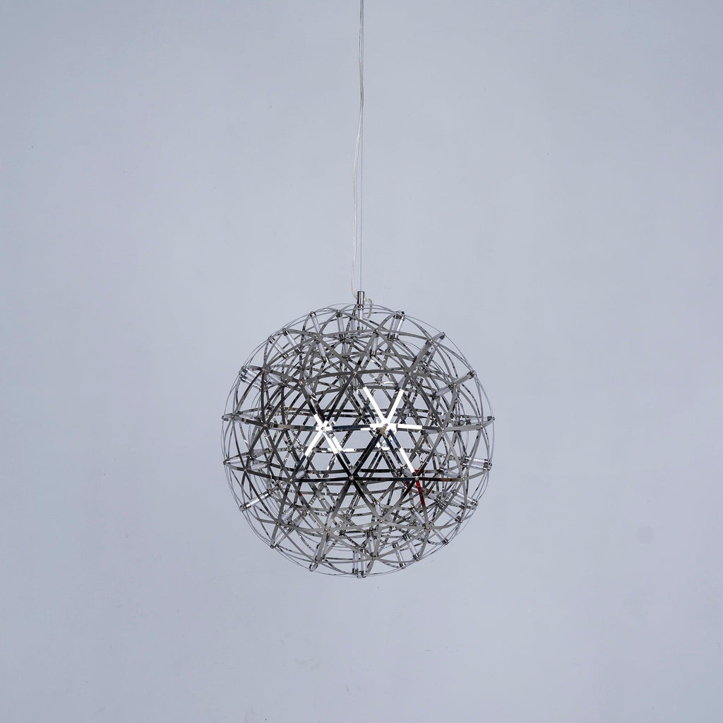 Silver Spark Ball Pendant Light | Souliia