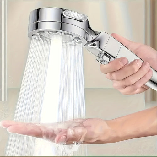 Aqua Serene Modern Shower System — Square Rainfall Head and High-Pressure Massage Spray