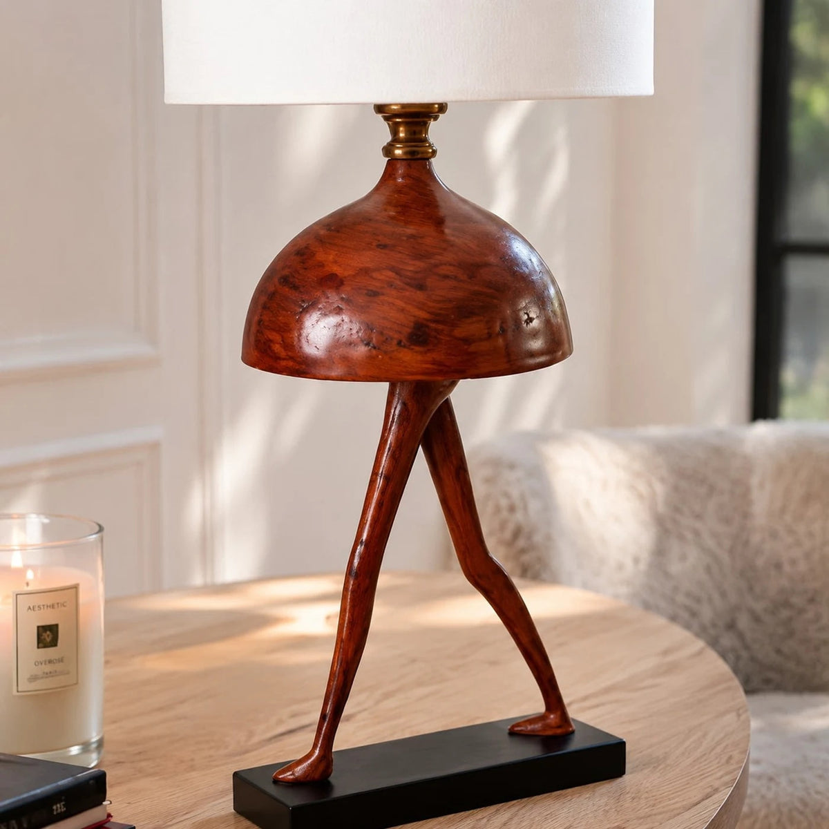 Sculptural Modern American Table Lamp | Souliia