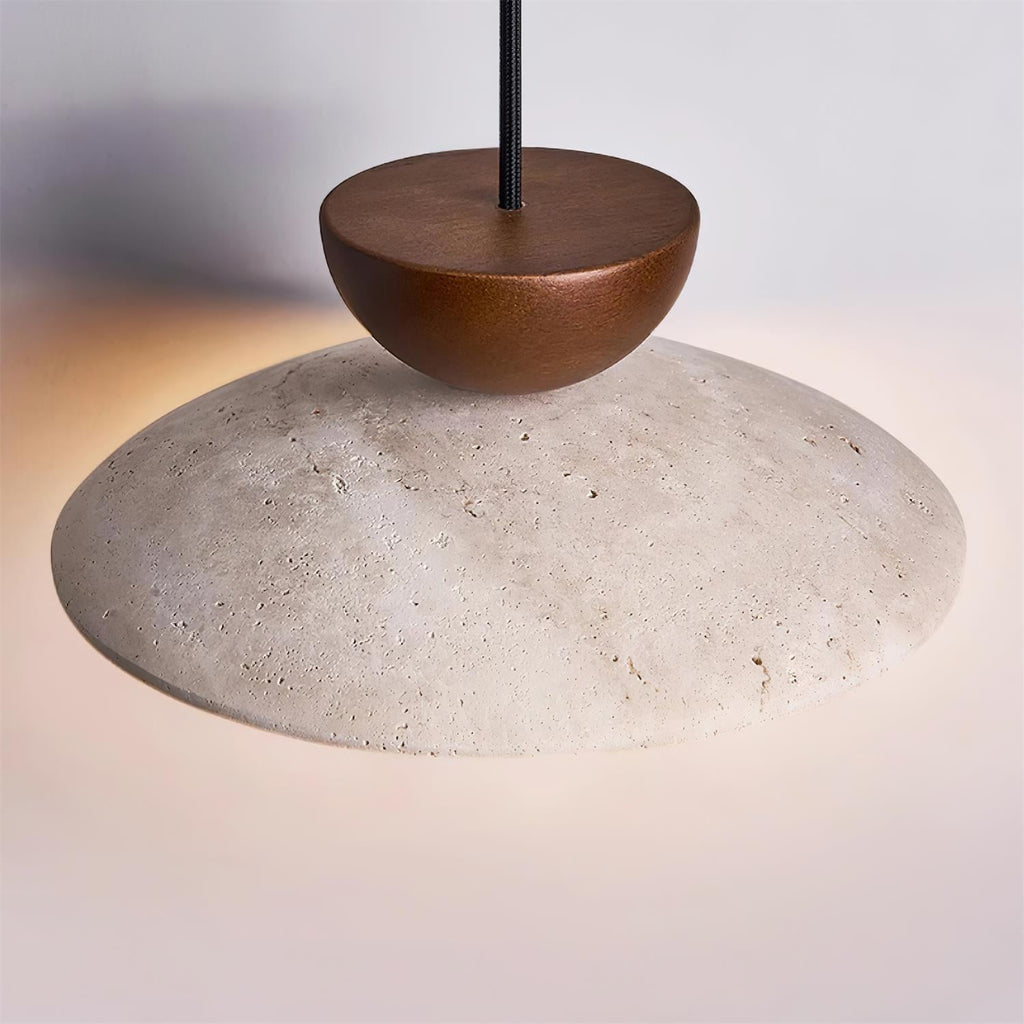 Tia Travertine Pendant Lamp | Souliia
