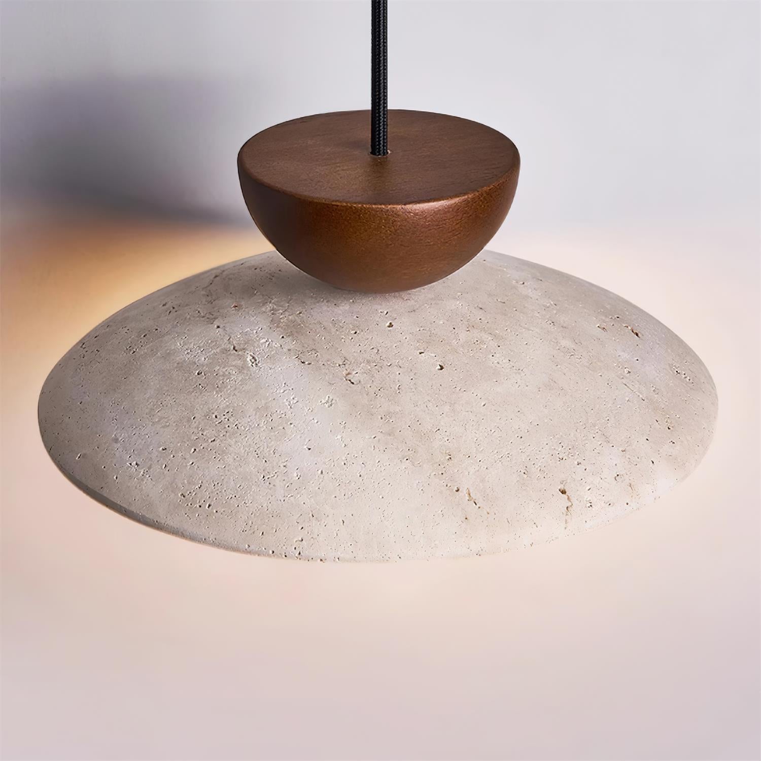 Tia Travertine Pendant Lamp | Souliia
