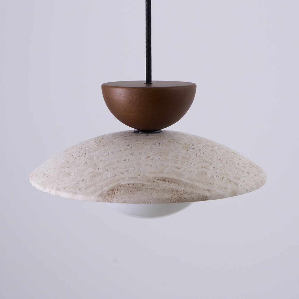 Tia Travertine Pendant Lamp | Souliia