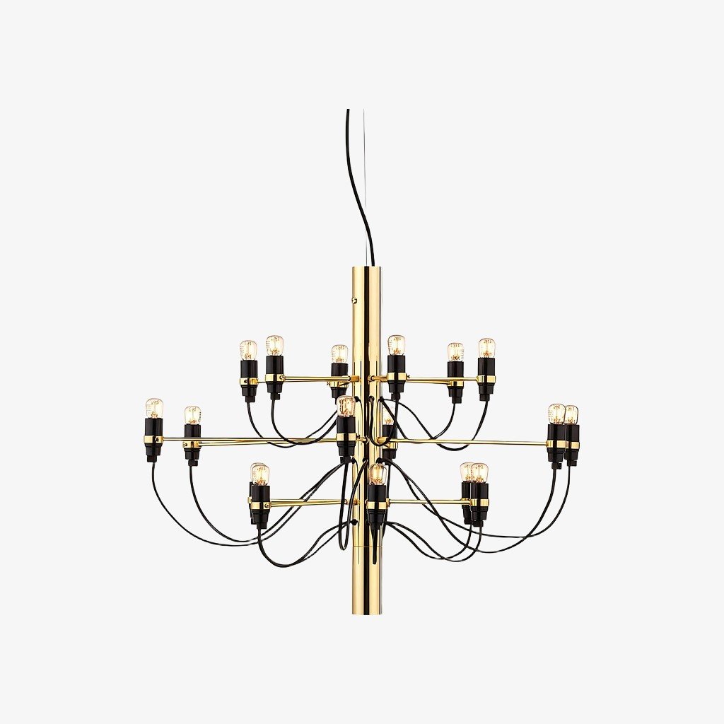 Tendrila zeitgenössischer Mehrfach-Licht-Kronleuchter - Industrie-inspiriertes Design Metallaufhängung für Lounges N01 | Souliia