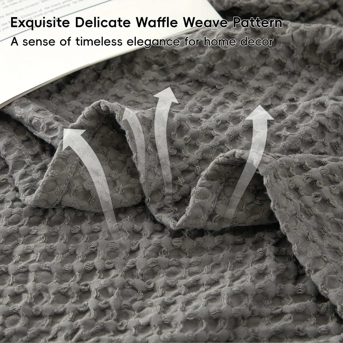Cloudweave Cozy Waffle Throw Blanket — Lightweight, Durable Everyday Weave