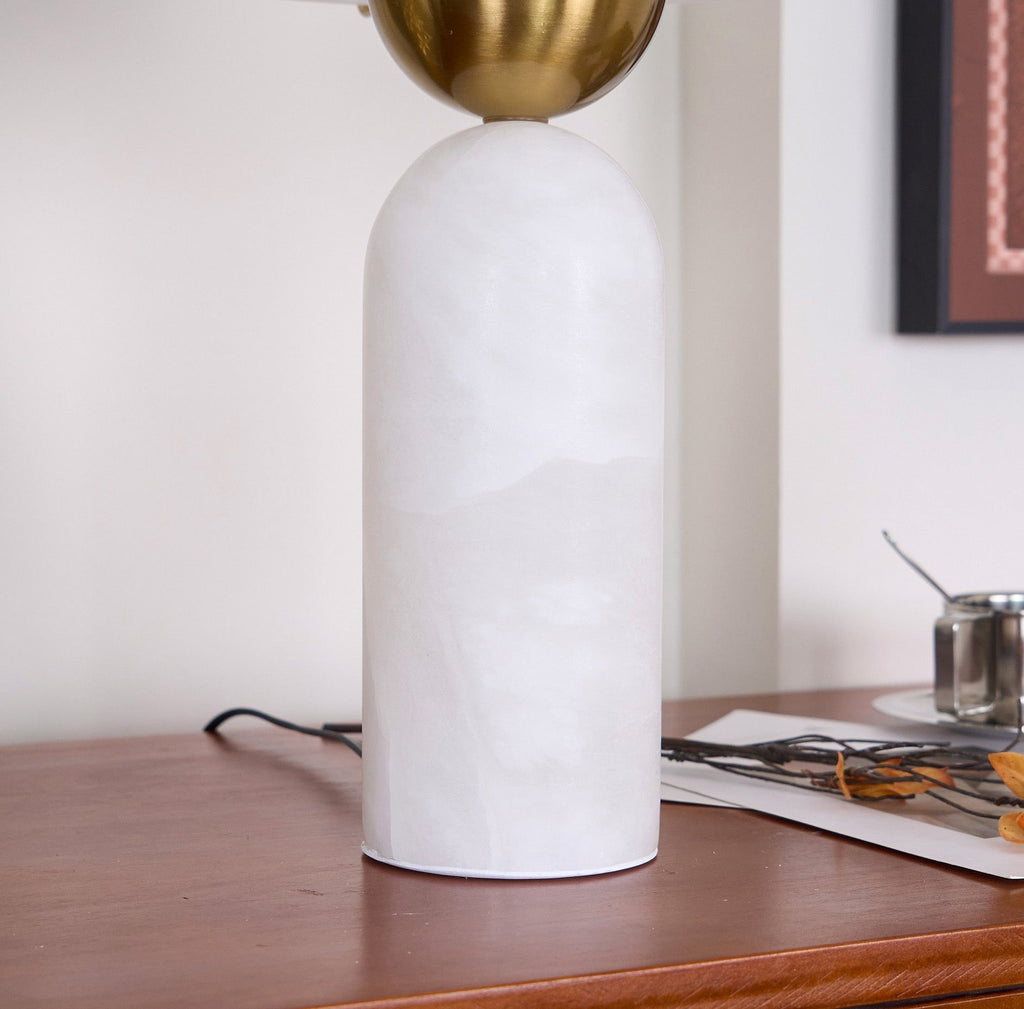 Peono Alabaster Table Lamp | Souliia