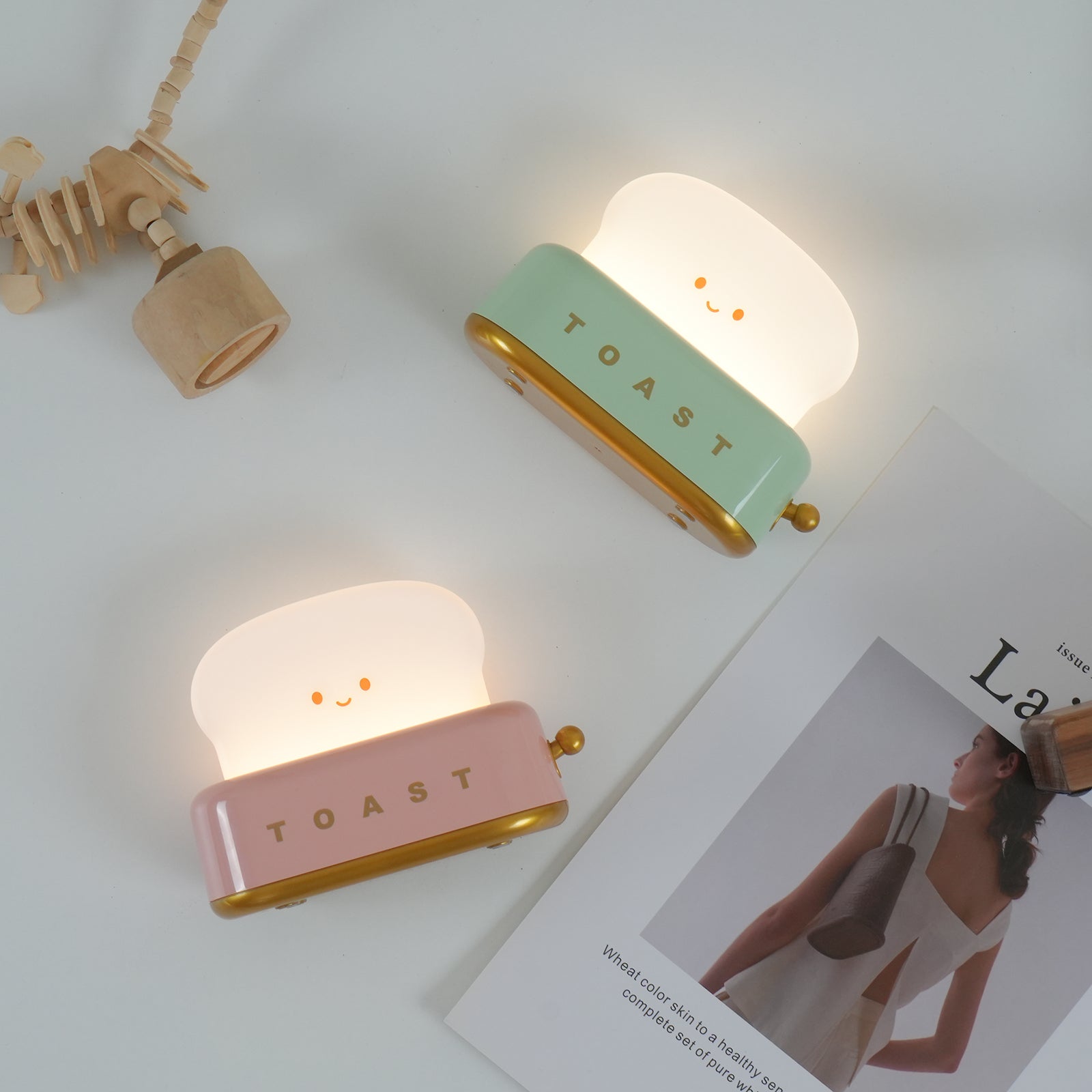 Toaster Table Lamp (built-in battery) | Souliia