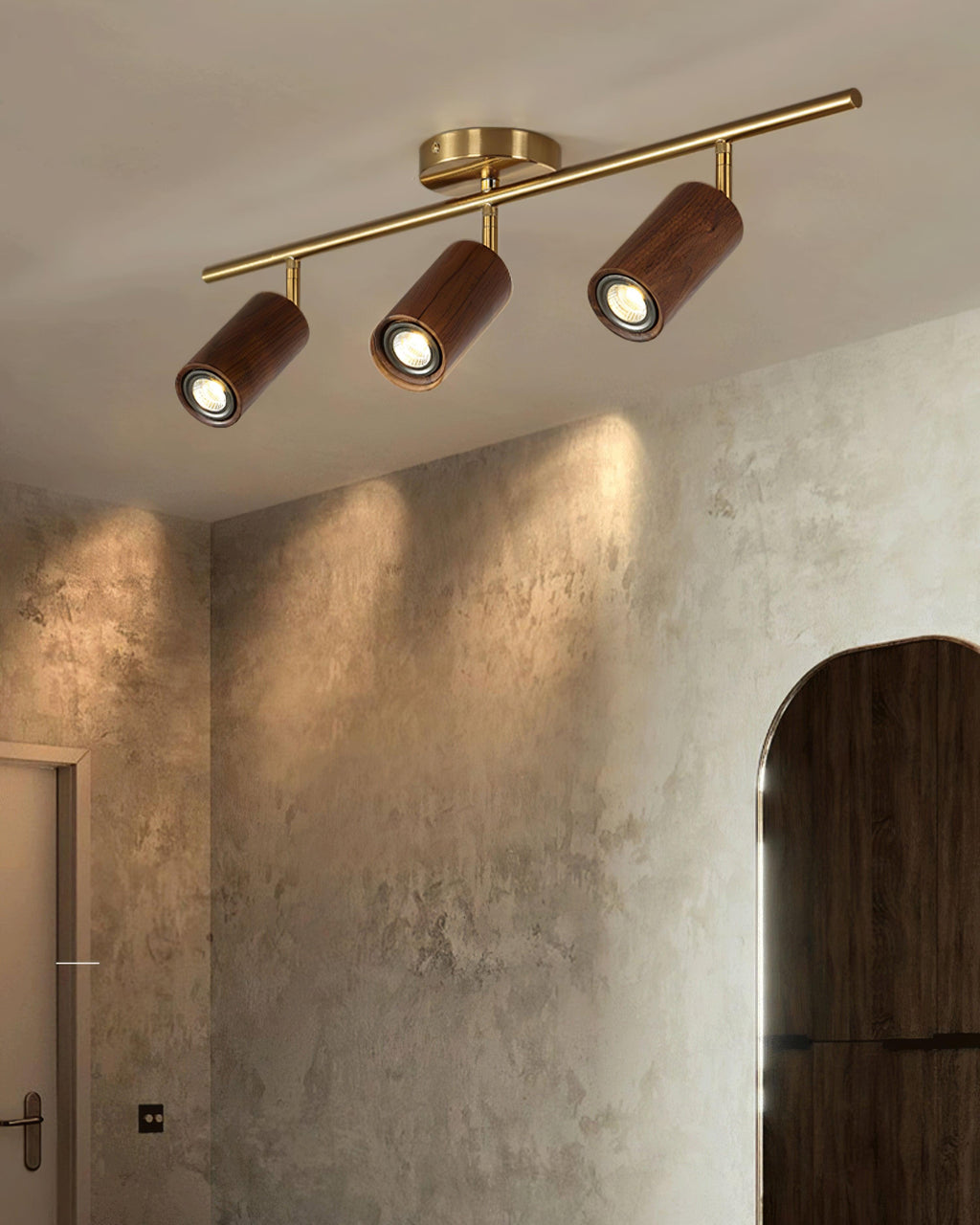 Thio Wooden Track Lighting | Souliia