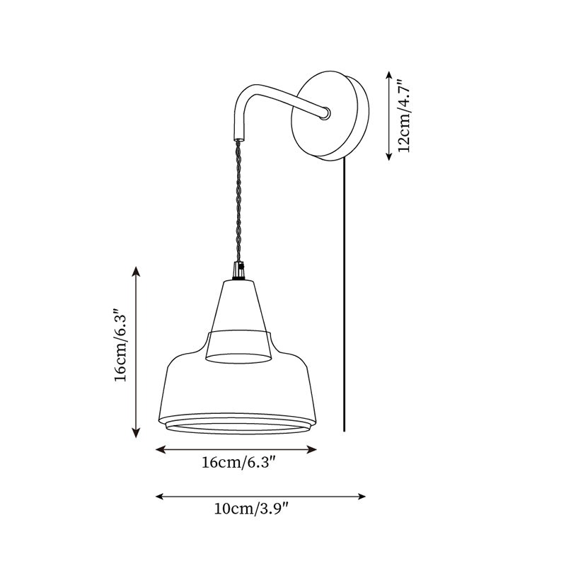Rockford Plug In Wall Lamp | Souliia
