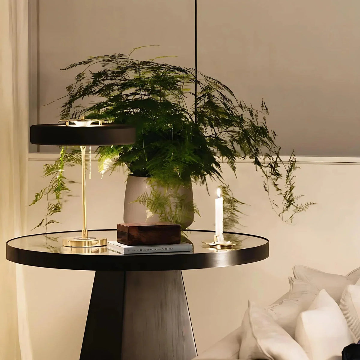 Radiant Tower of Light Minimalist Metal Table Lamp | Souliia