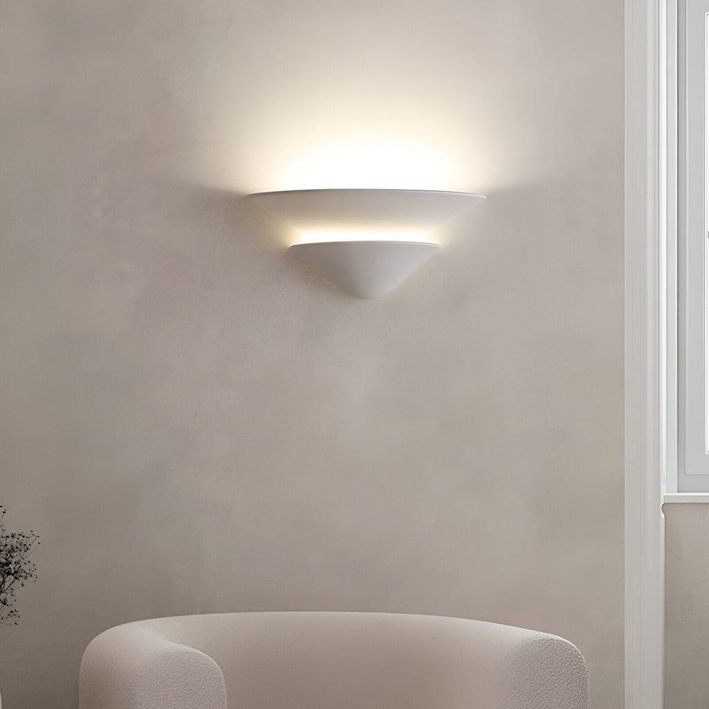 Shellora Wabi-Sabi Plaster Wall Light | Souliia