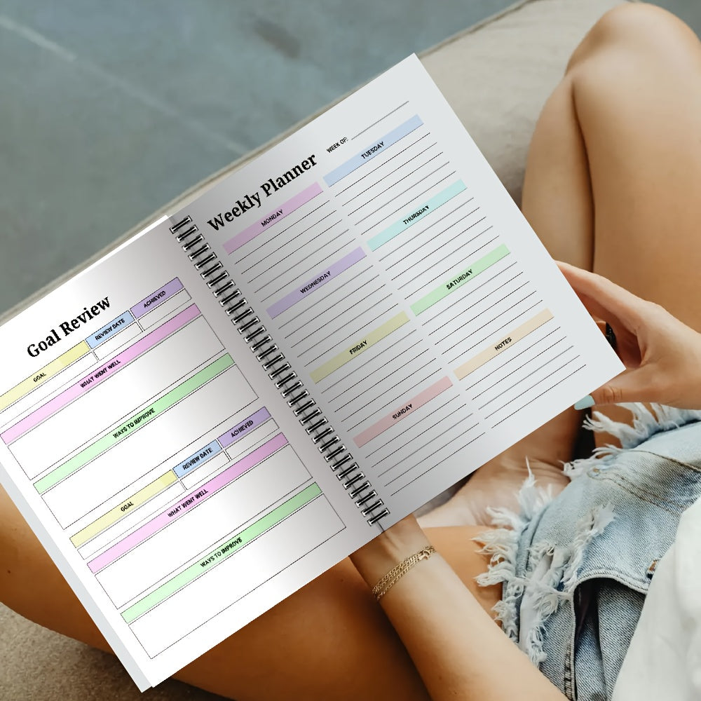 FocusVault 2026 ADHD Daily and Weekly Task Planner